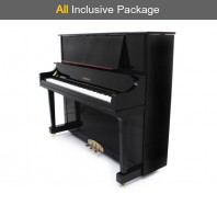 Steinhoven SU125 Polished Walnut Upright Piano All Inclusive Package